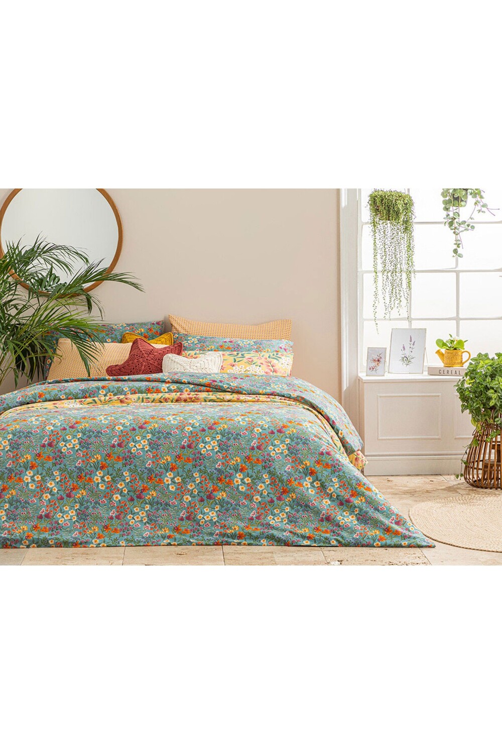

Пододеяльник одинарный English Home Hidden Yard Easy Iron Seledon