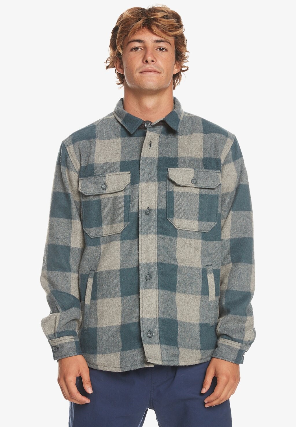

Легкая куртка PICKSTON SJS1 Quiksilver, синий светло-коричневый