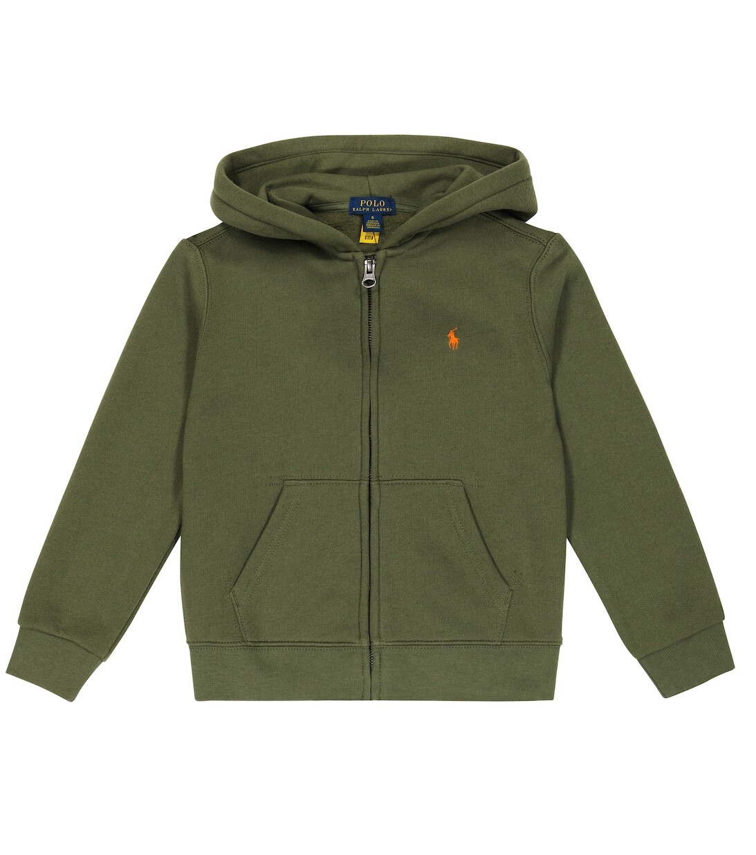 

Толстовка на молнии из флиса Polo Ralph Lauren, зеленый