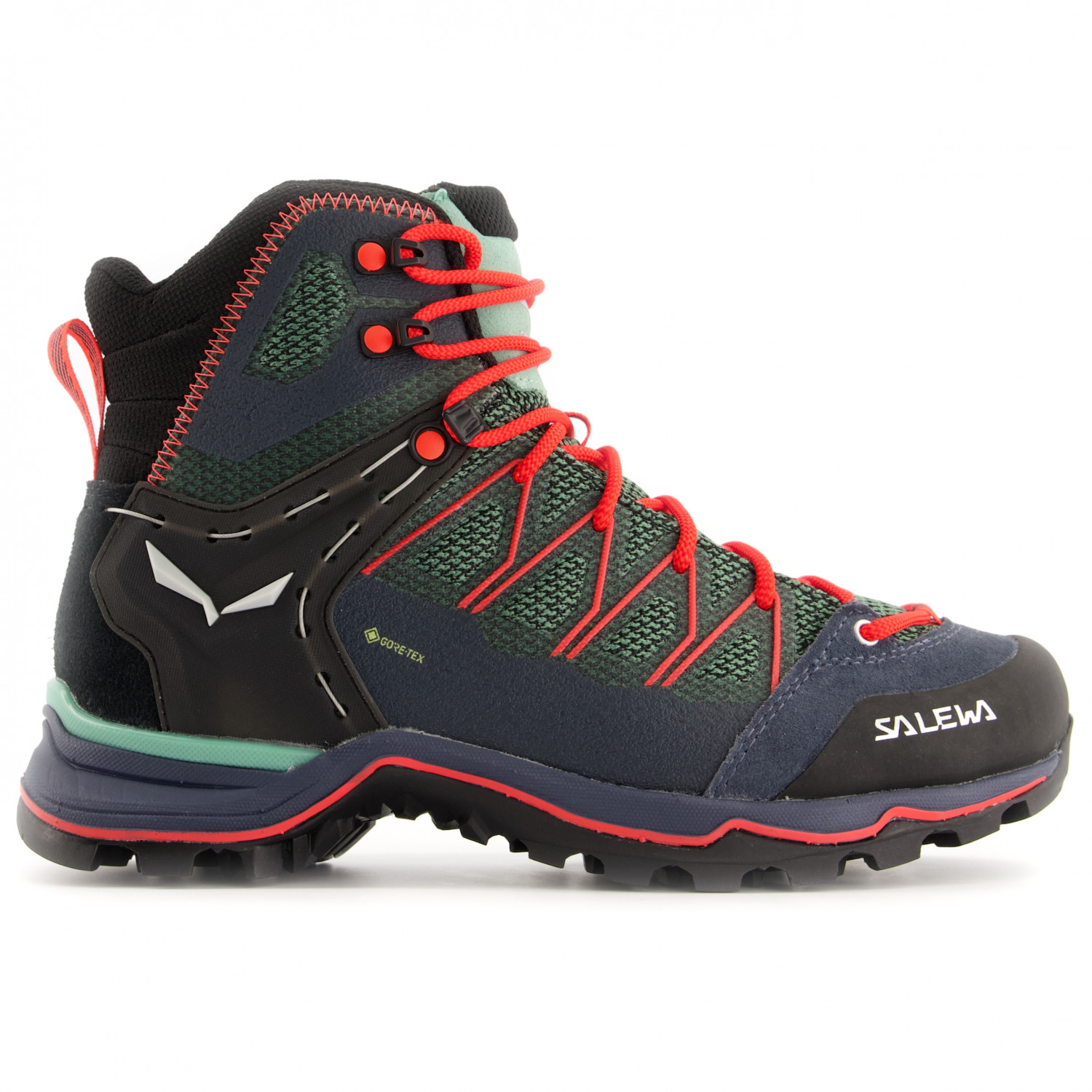 Ботинки для прогулки Salewa Women's Mountain Trainer Lite Mid GTX, цвет Feld Green/Fluo Coral