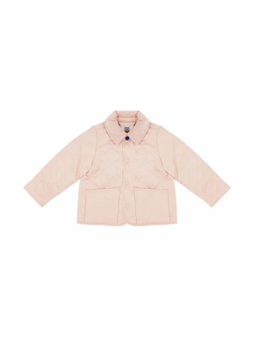 

Стеганая куртка Burberry, розовый