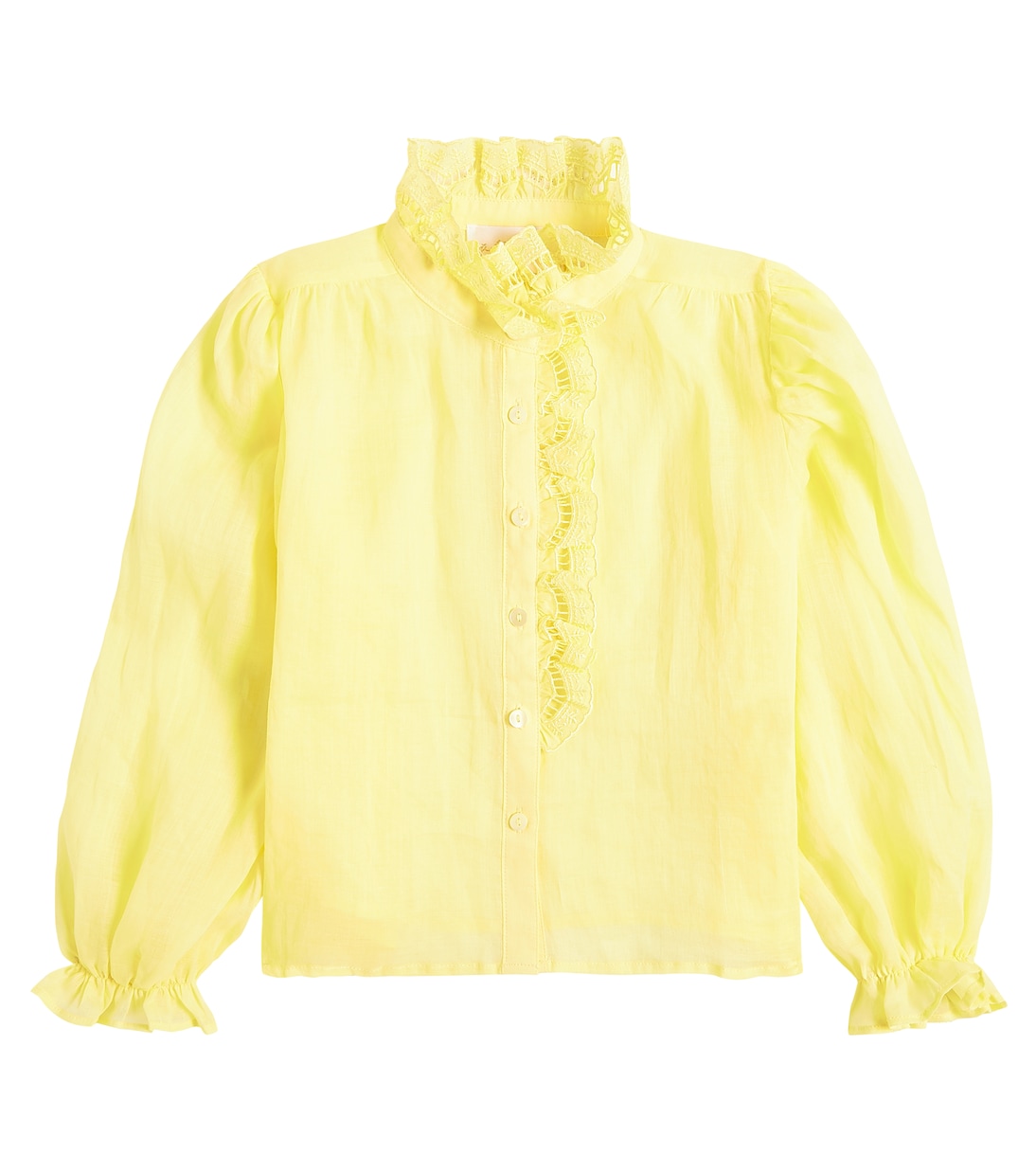 цена Вышитая льняная рубашка Petite Amalie, желтый