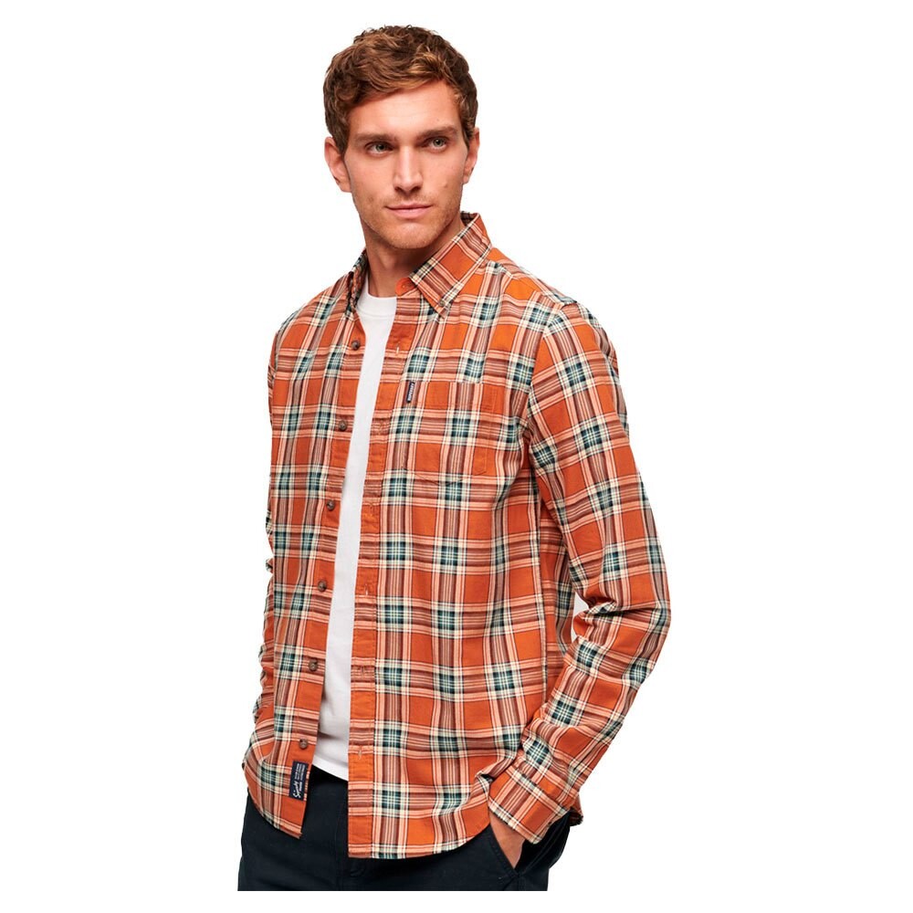 

Рубашка Superdry Vintage Check, оранжевый