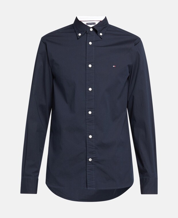 

Рубашка с длинными рукавами – стандартный крой. Tommy Hilfiger, синий