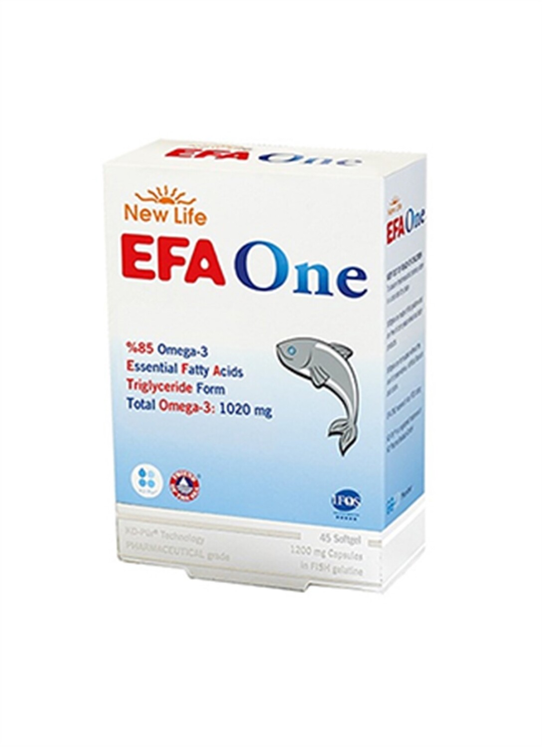 

New Life EFA One Omega 3 Рыбий жир 45 капсул