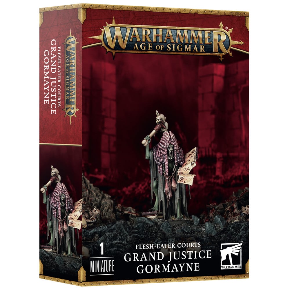 

Миниатюра Games Workshop Warhammer Age of Sigmar: Flesh-Eater Courts - Grand Justice Gormayne