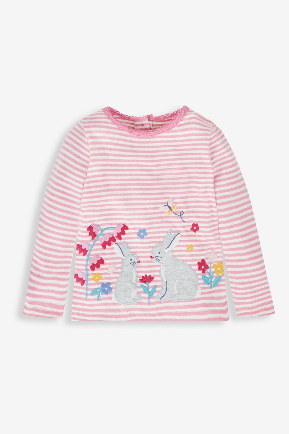 

Топ JoJo Maman Bébé с аппликацией в виде кролика Jojo Maman Bébé, розовый