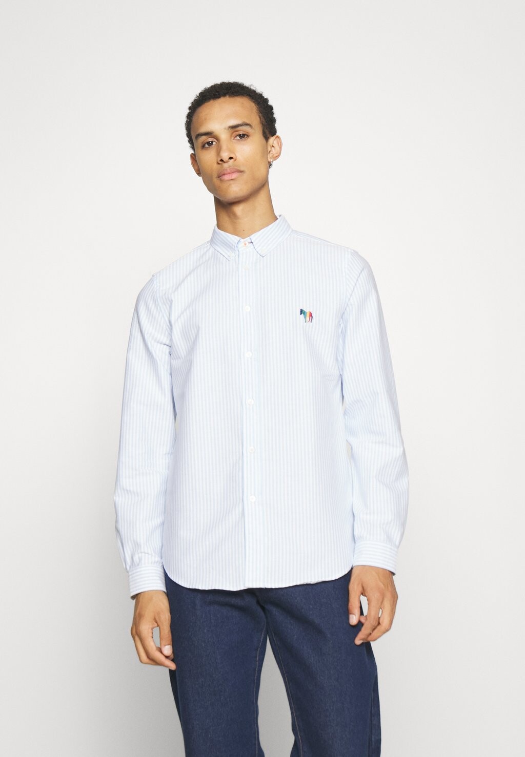 

Классическая рубашка TAILORED FIT ZEBRA PS Paul Smith, синий