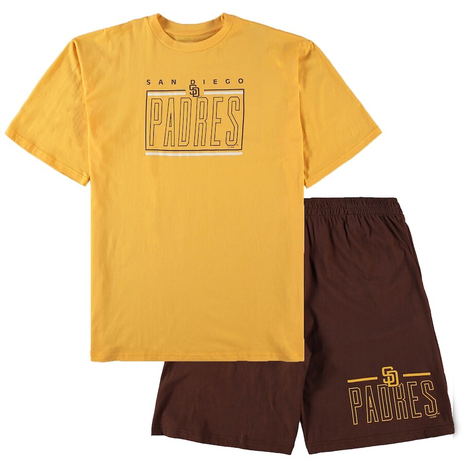 

Пижамный комплект Concepts Sport San Diego Padres, золотой