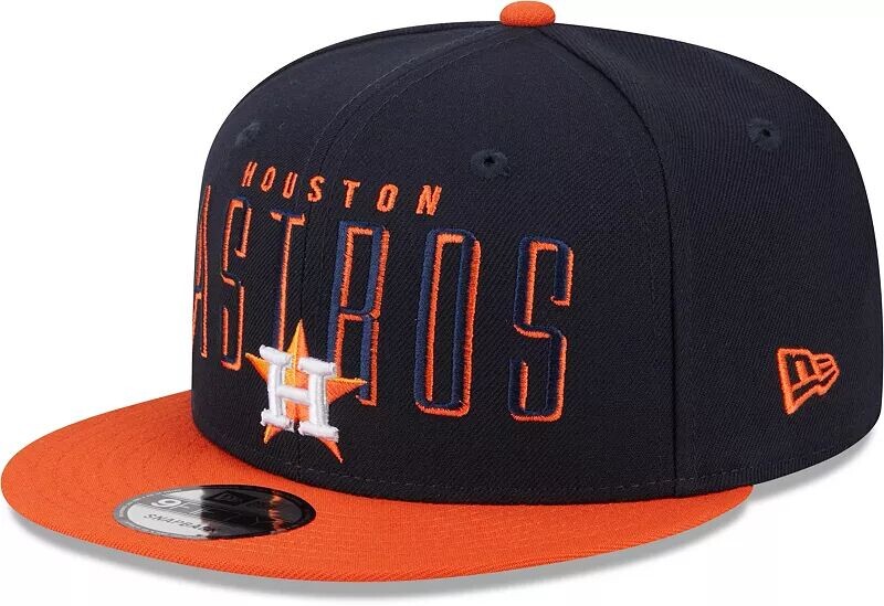 

Мужская темно-синяя регулируемая шляпа New Era Houston Astros 9Fifty Headline