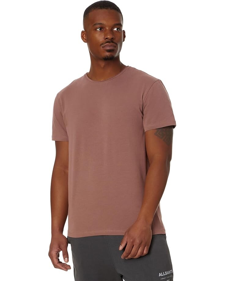 

Футболка AllSaints Bodega ss Crew, фиолетовый