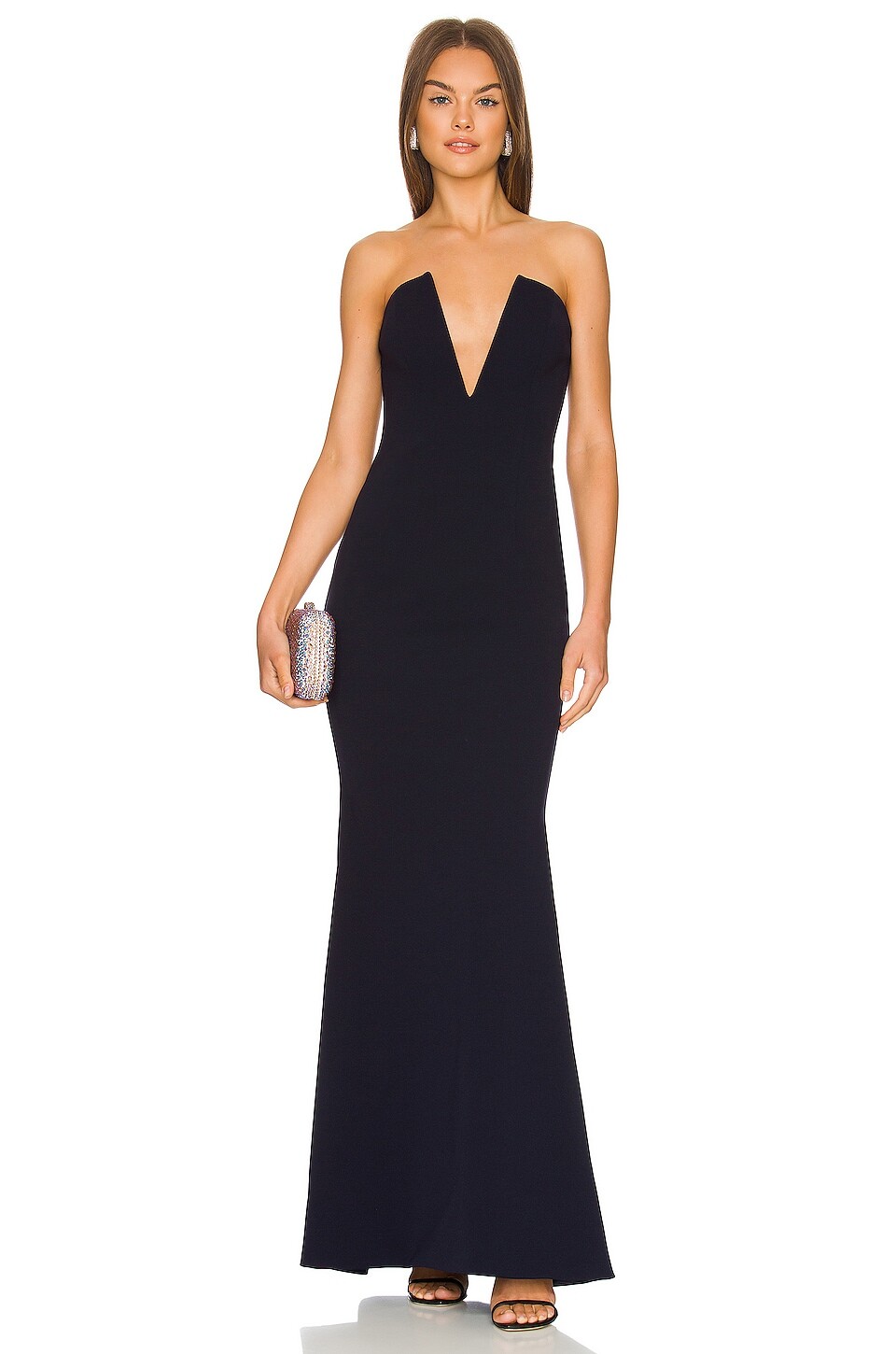 

Платье Katie May x REVOLVE Crush Gown, темно-синий