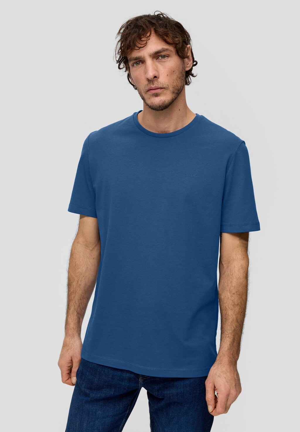 

Футболка базовая s.Oliver, цвет ozeanblau