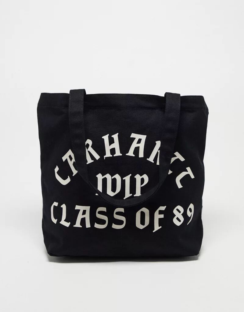 Черная большая сумка Carhartt WIP class of 89