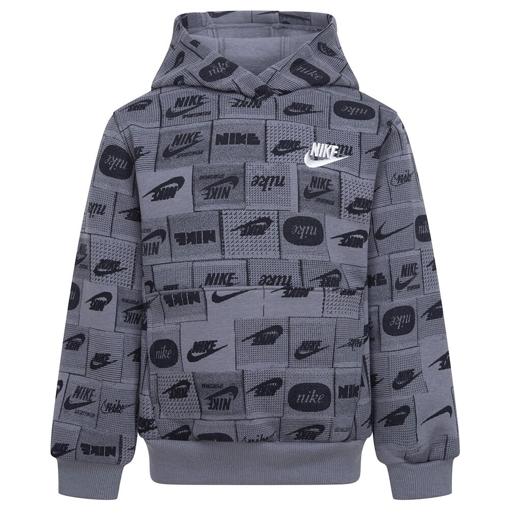 

Худи Nike NSW Club Ssnl Aop, серый