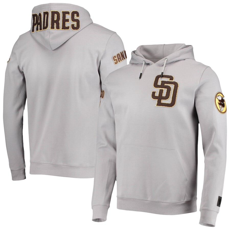 

Пуловер с капюшоном Pro Standard San Diego Padres, серый