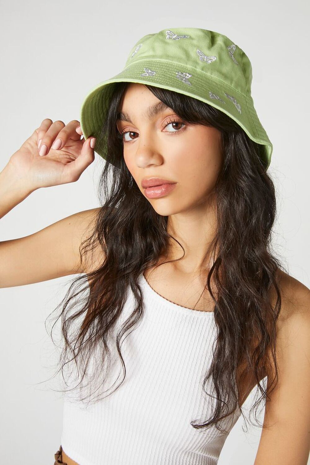 

Панама с вышивкой бабочки Forever 21