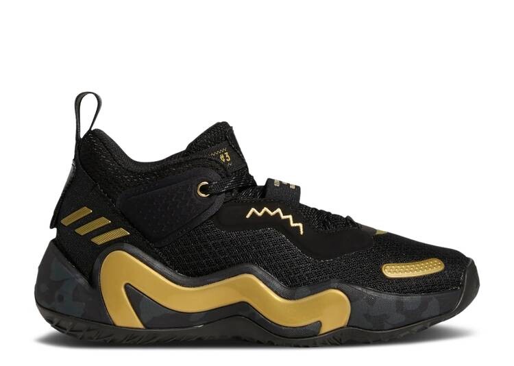 

Кроссовки Adidas D.O.N. ISSUE #3 J 'BLACK GOLD METALLIC', черный
