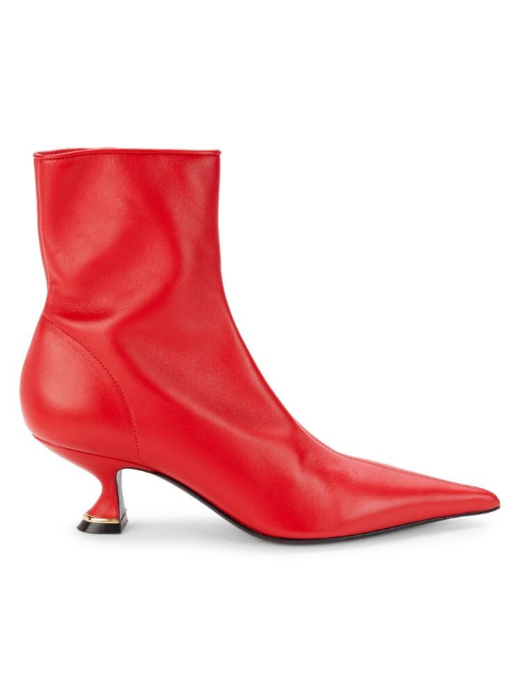 

Кожаные ботильоны Rita Lanvin, цвет Scarlet Red