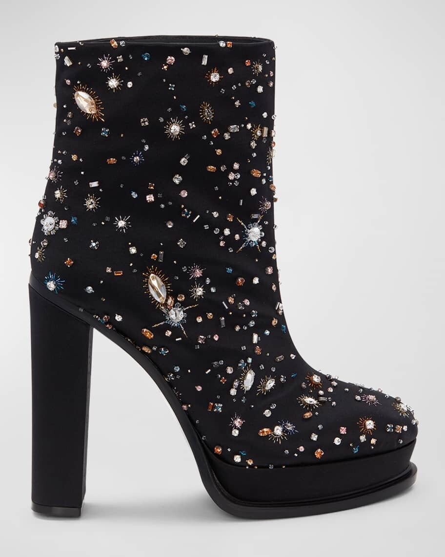 

Ботильоны на платформе Celestial Crystal Alexander McQueen