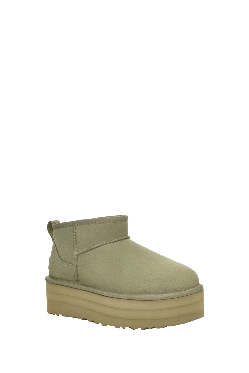 

Эскимосские сапоги классические ультра мини на платформе зеленые Ugg
