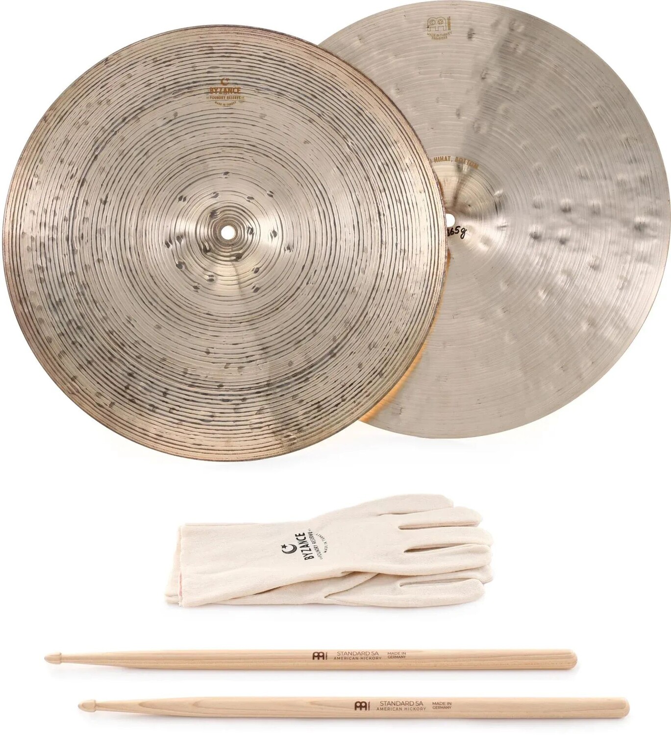 

Тарелки Meinl 16 дюймов Byzance Foundry Reserve Тарелки для хай-хэта