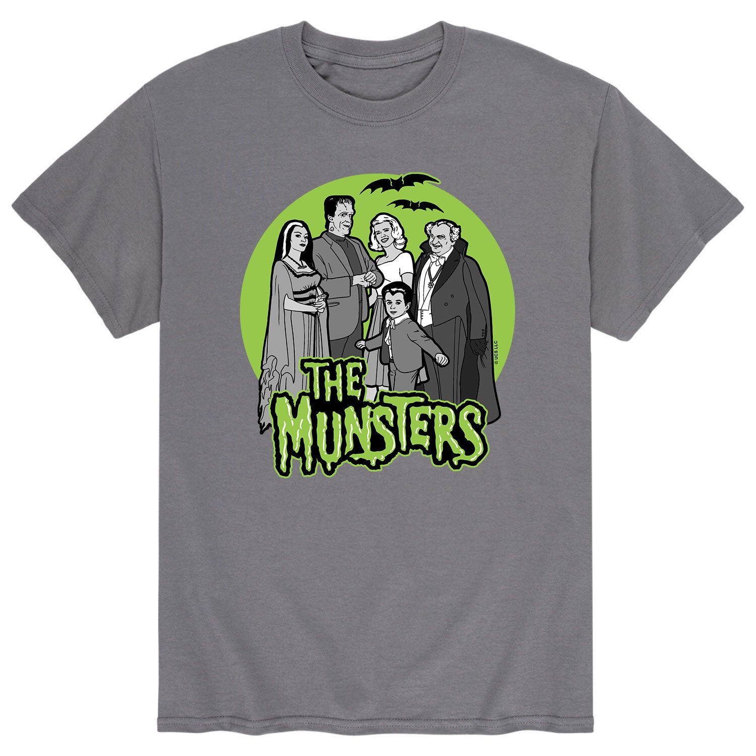 

Мужская футболка с рисунком The Munsters Family Licensed Character
