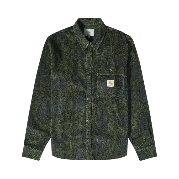 

Рубашка Carhartt WIP Flint 'Plant', зеленый