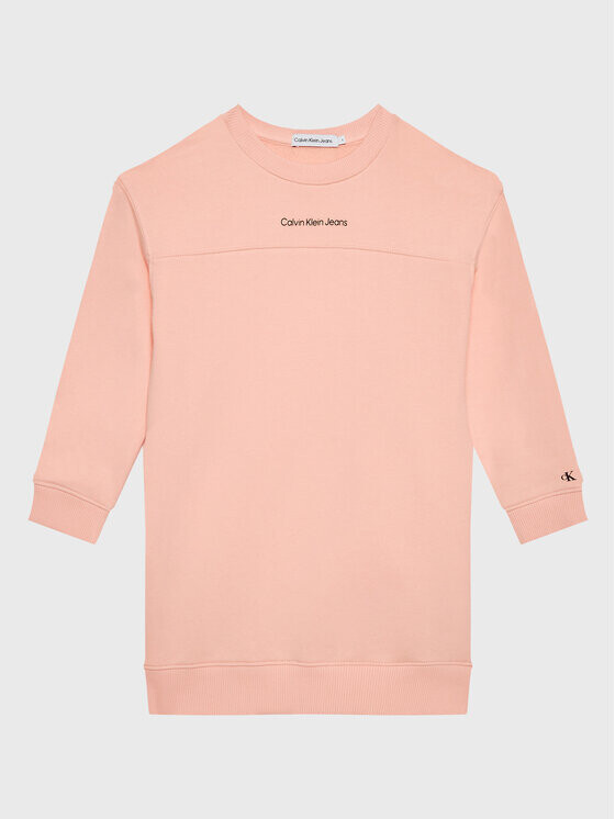 

Трикотажное платье обычного кроя Calvin Klein, розовый