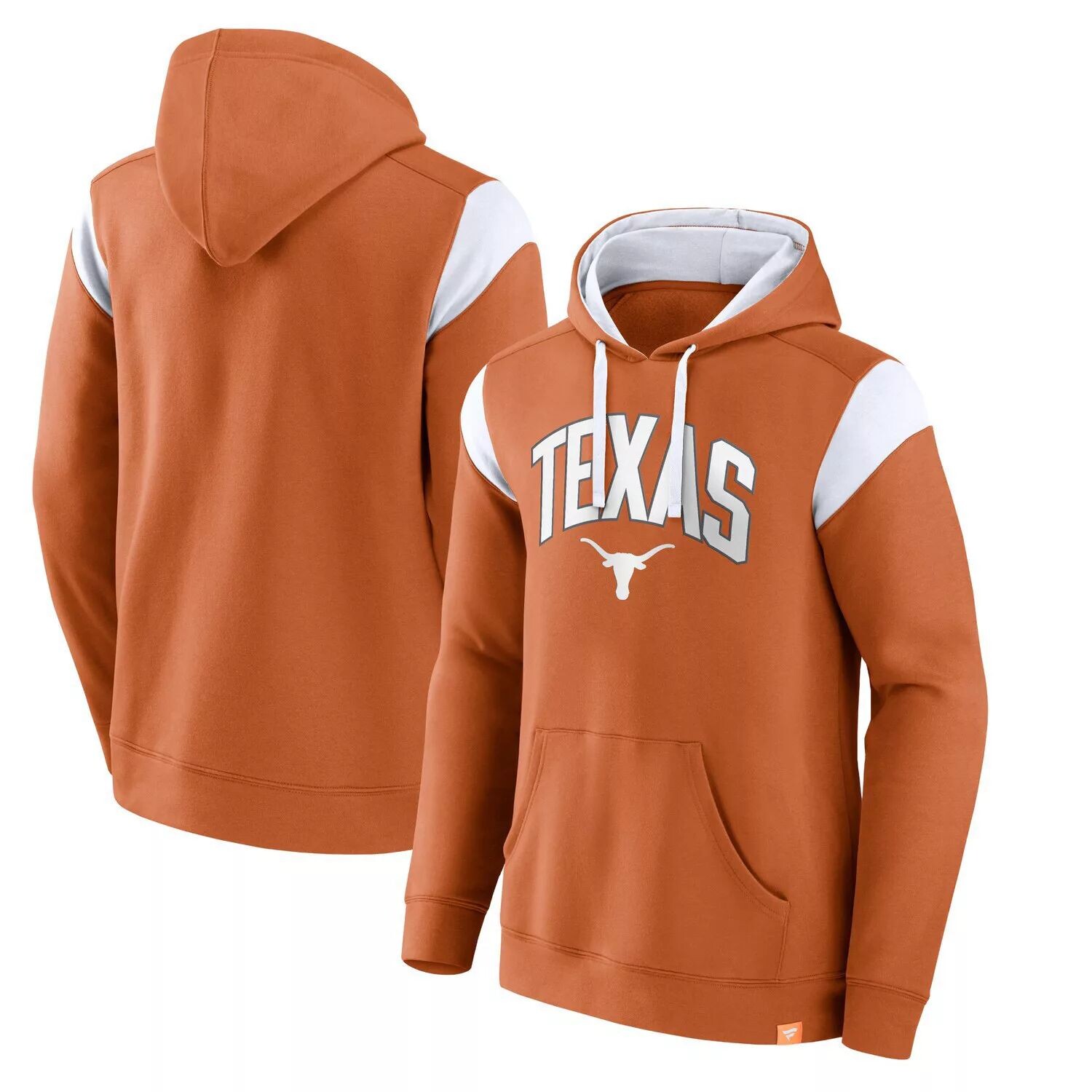 

Мужской пуловер с капюшоном Fanatics Texas Orange Texas Longhorns Game Over