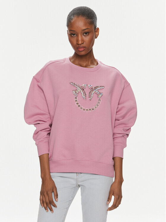 

Толстовка оверсайз Pinko, розовый