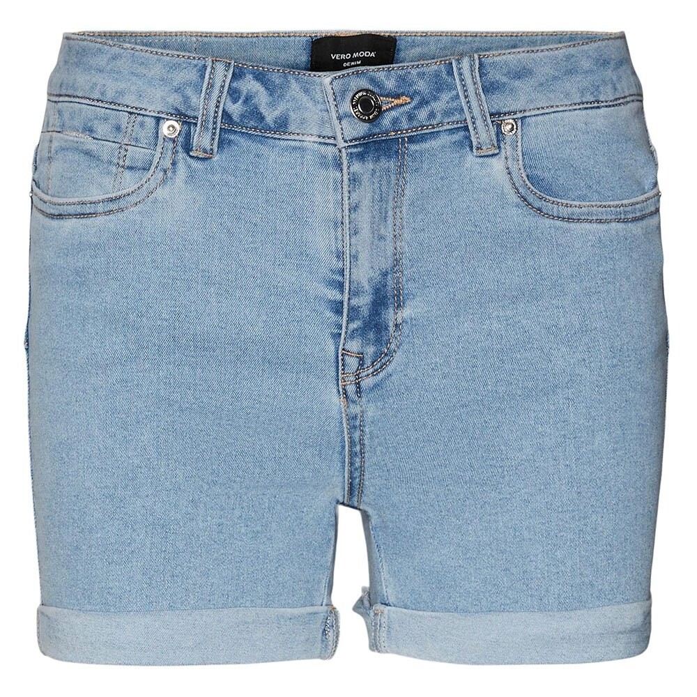 

Шорты Vero Moda Luna Fold Mid Waist, синий