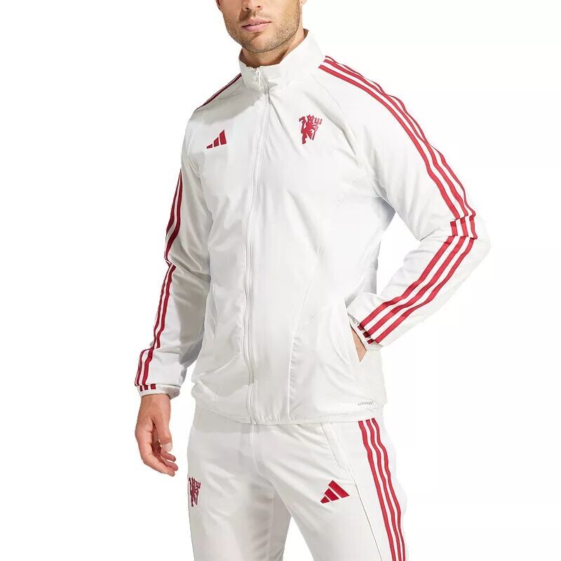 

Белая куртка Adidas Manchester United 2023 Anthem