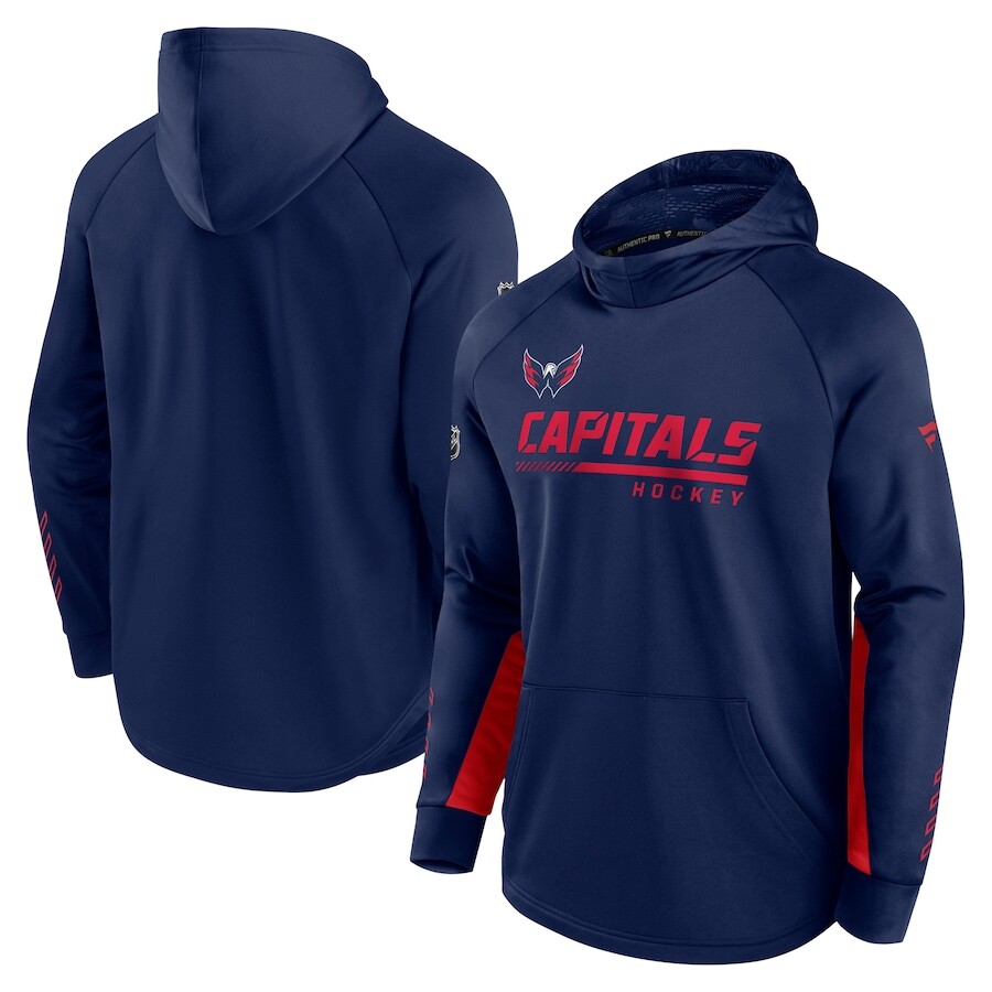 

Пуловер с капюшоном Fanatics Branded Washington Capitals, нави