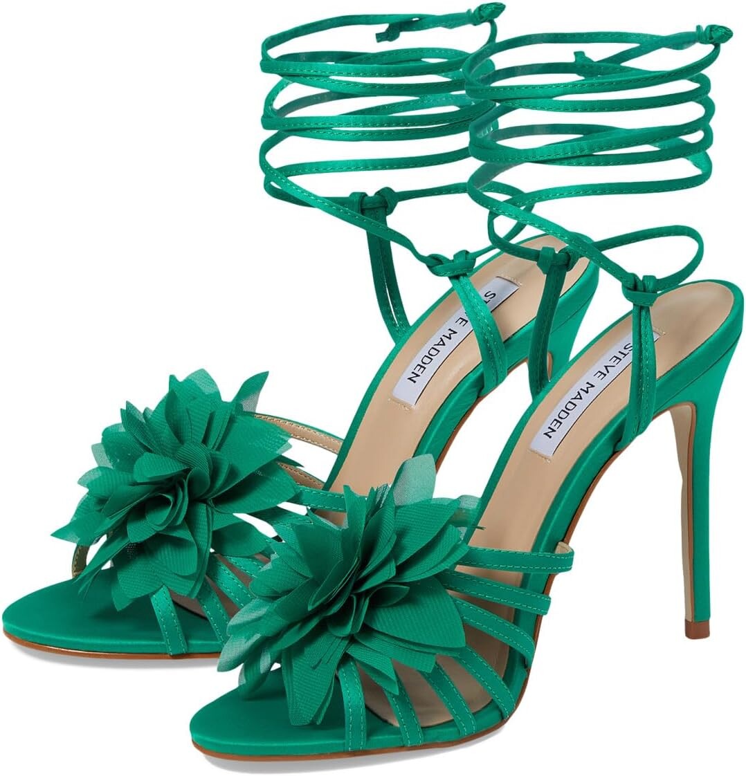 

Босоножки Jolisa Steve Madden, цвет Green Satin