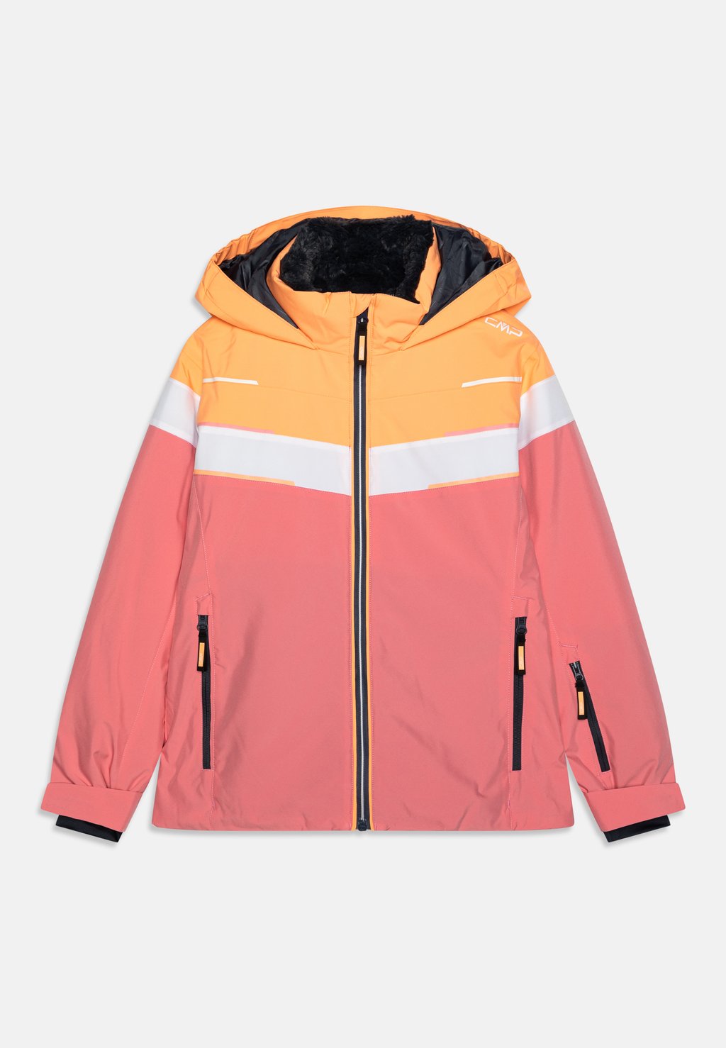 Лыжная куртка Kid Fix Hood Unisex CMP, цвет pesca