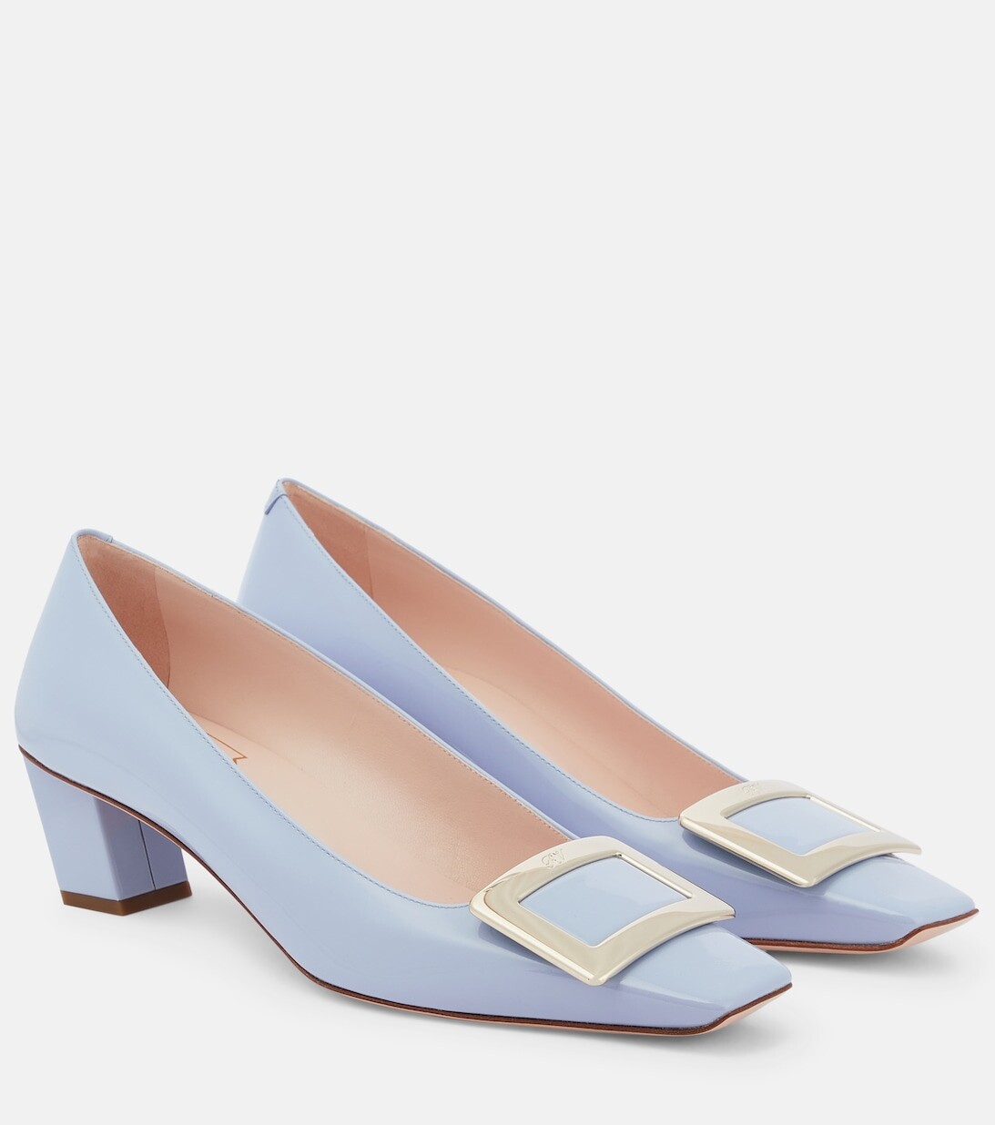 

Туфли-лодочки Trompette 45 из лакированной кожи Roger Vivier, синий