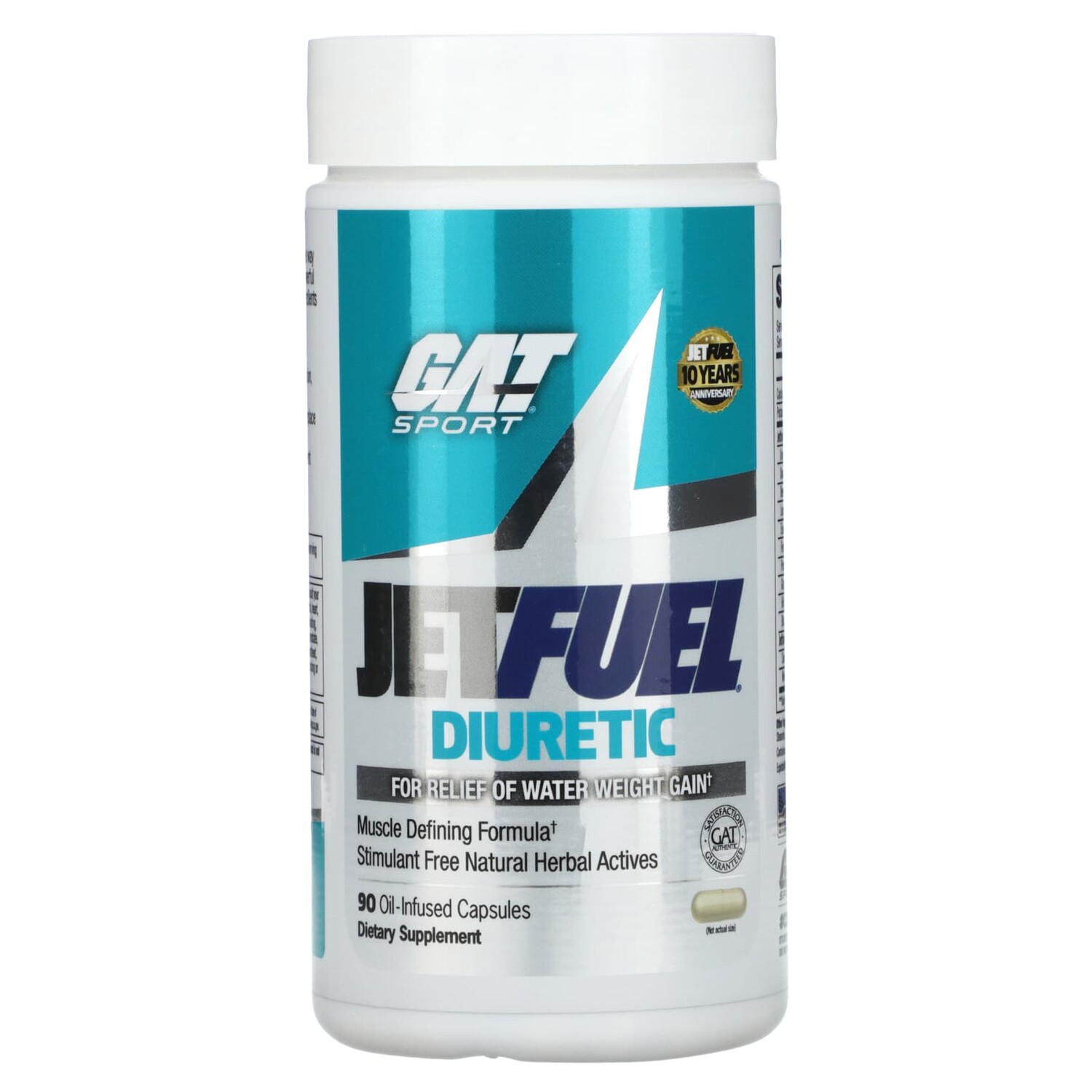 

JetFUEL Diuretic, 90 масляных капсул, GAT