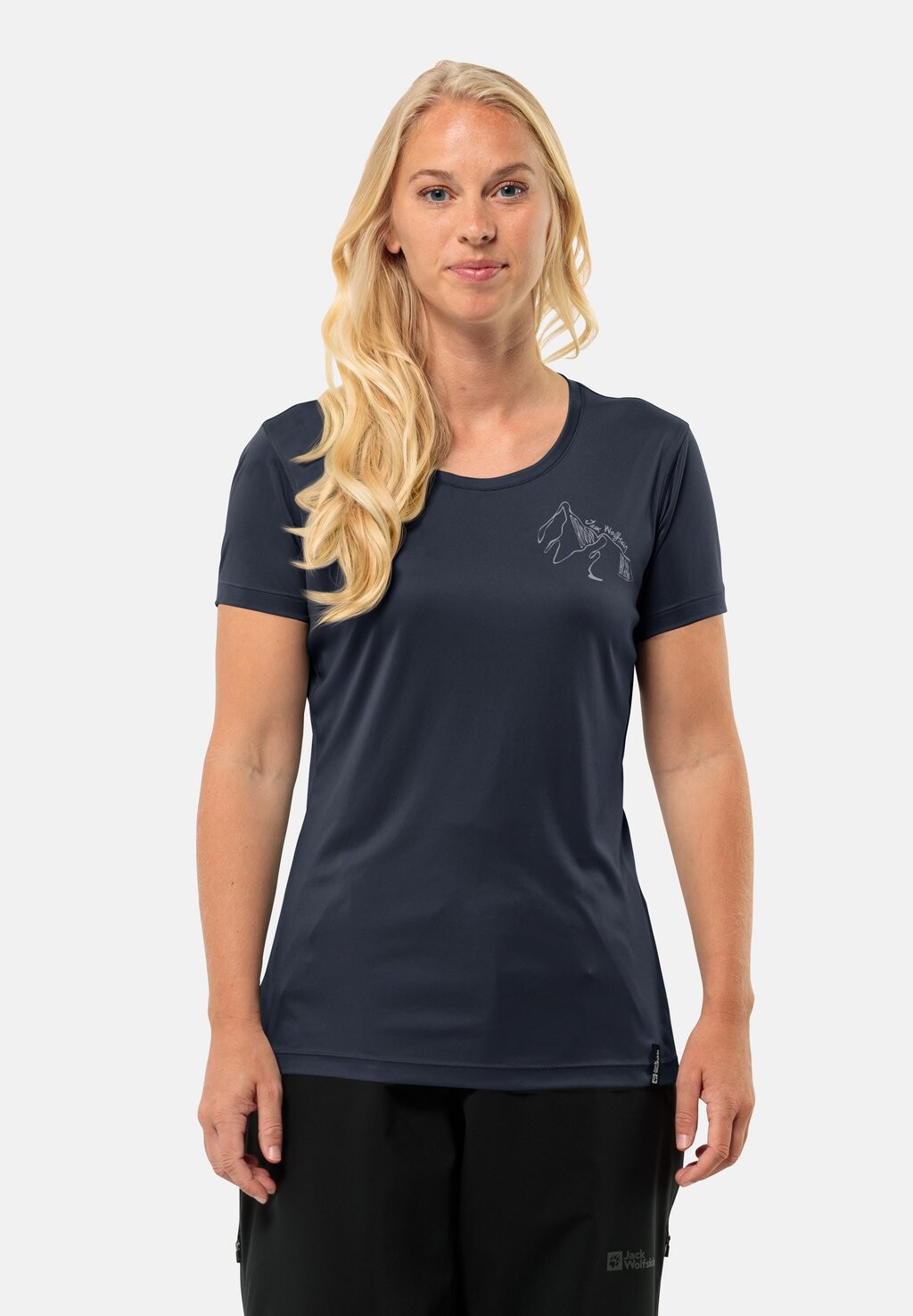 

Спортивная футболка PEAK GRAPHIC Jack Wolfskin, цвет night blue