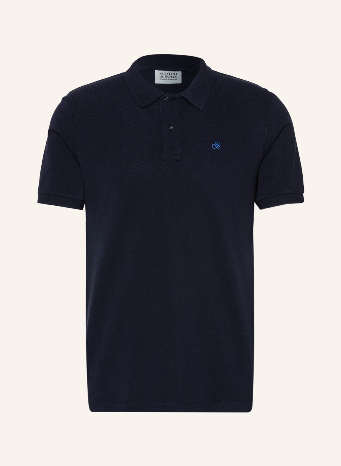 

Рубашка поло SCOTCH & SODA Piqué, темно-синий