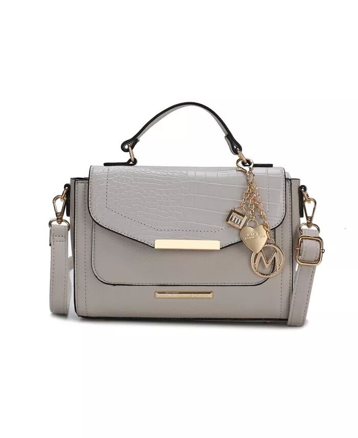 

Плечо Sylvie Croco с тиснением от Mia K Mkf Collection, серый