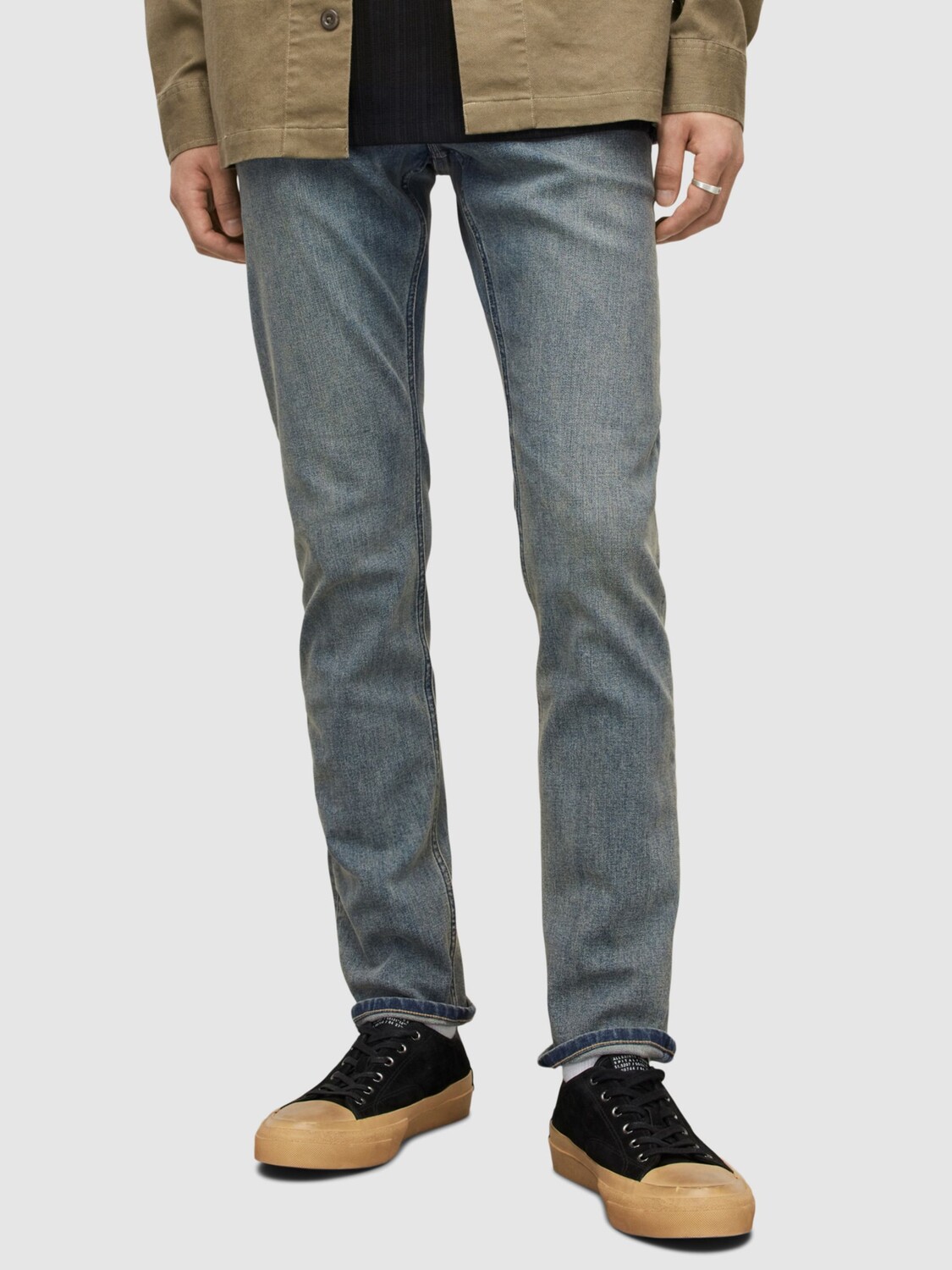 

Джинсы узкого кроя AllSaints Rex, винтажный индиго