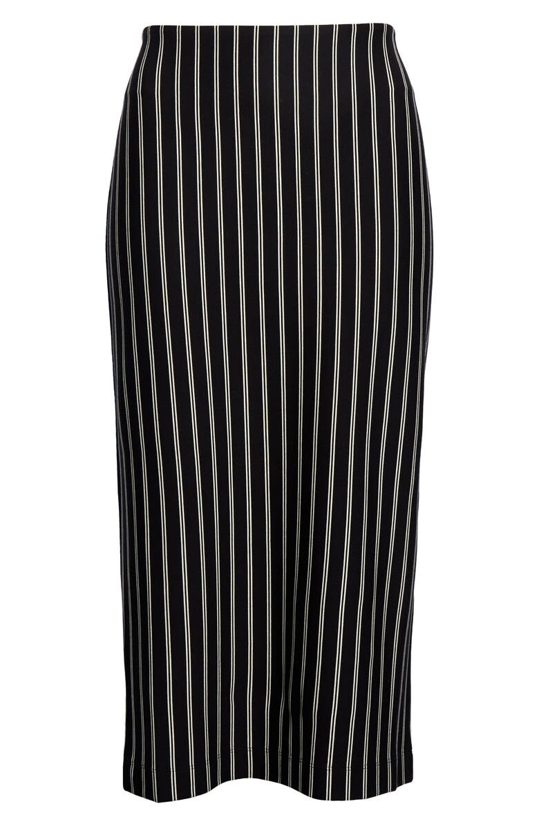 

Полосатая юбка из джерси MAX MARA LEISURE, черный