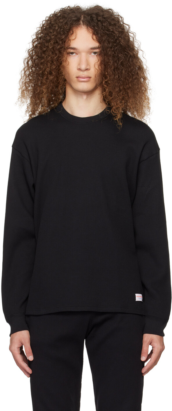 

Черный свитшот с нашивками Alexander Wang