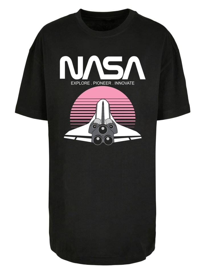 

Футболка F4NT4STIC Oversized Boyfriend Tee NASA Space Shuttle Sunset, черный