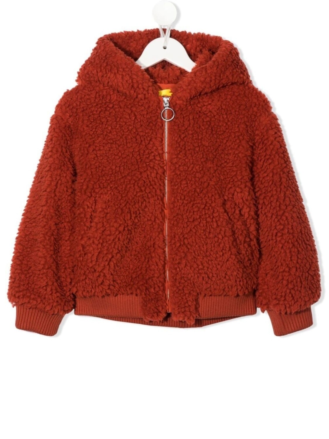 

Off-White Kids худи из шерпы на молнии, оранжевый