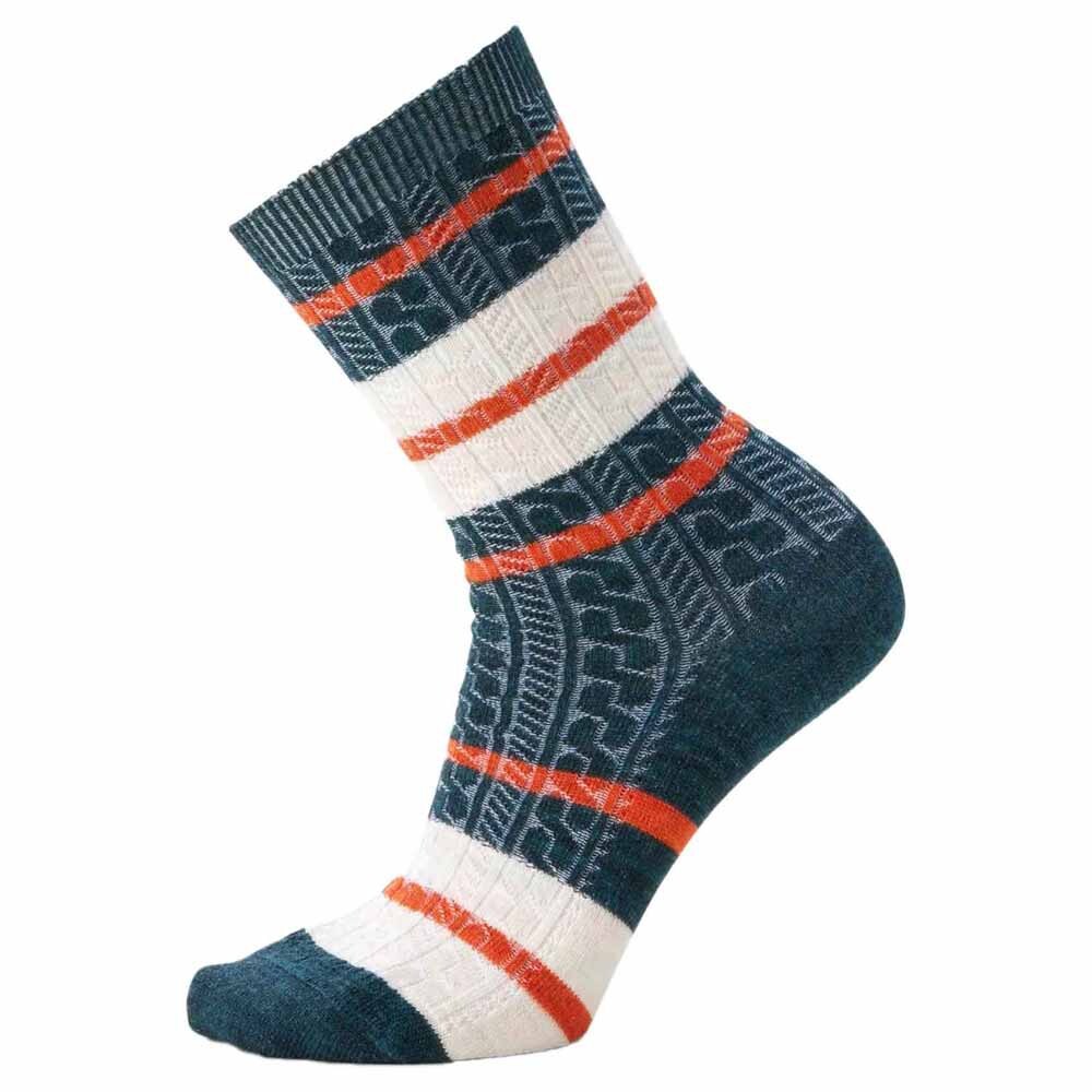 

Носки Smartwool Everyday Striped Cable Crew, синий