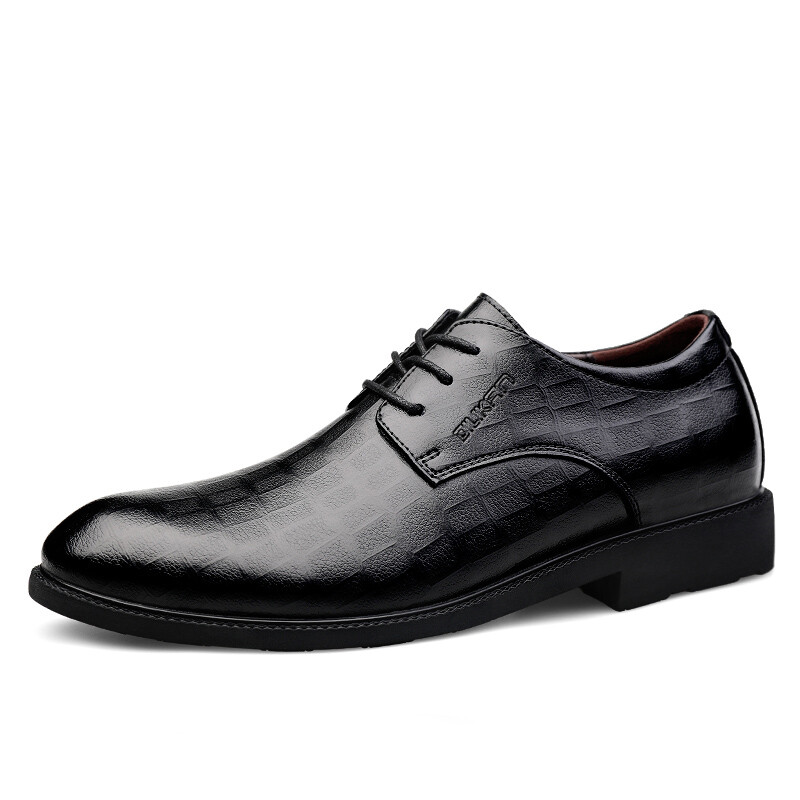 

Туфли мужские низкие Dilikan, цвет Black tartan leather