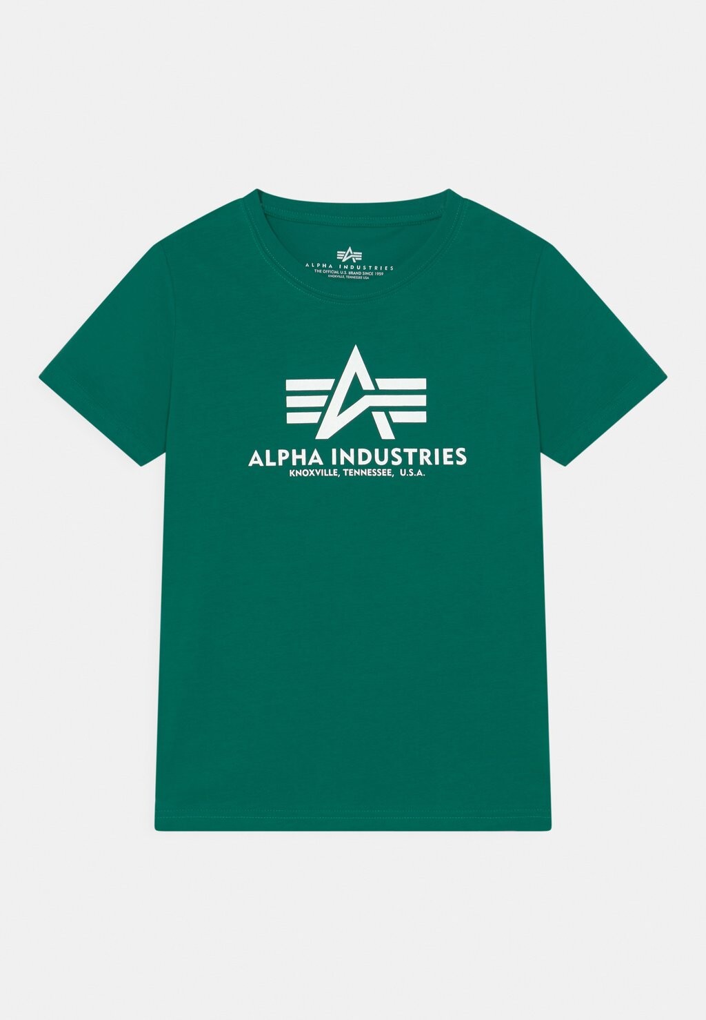 

Футболка с принтом Alpha Industries, цвет jungle green