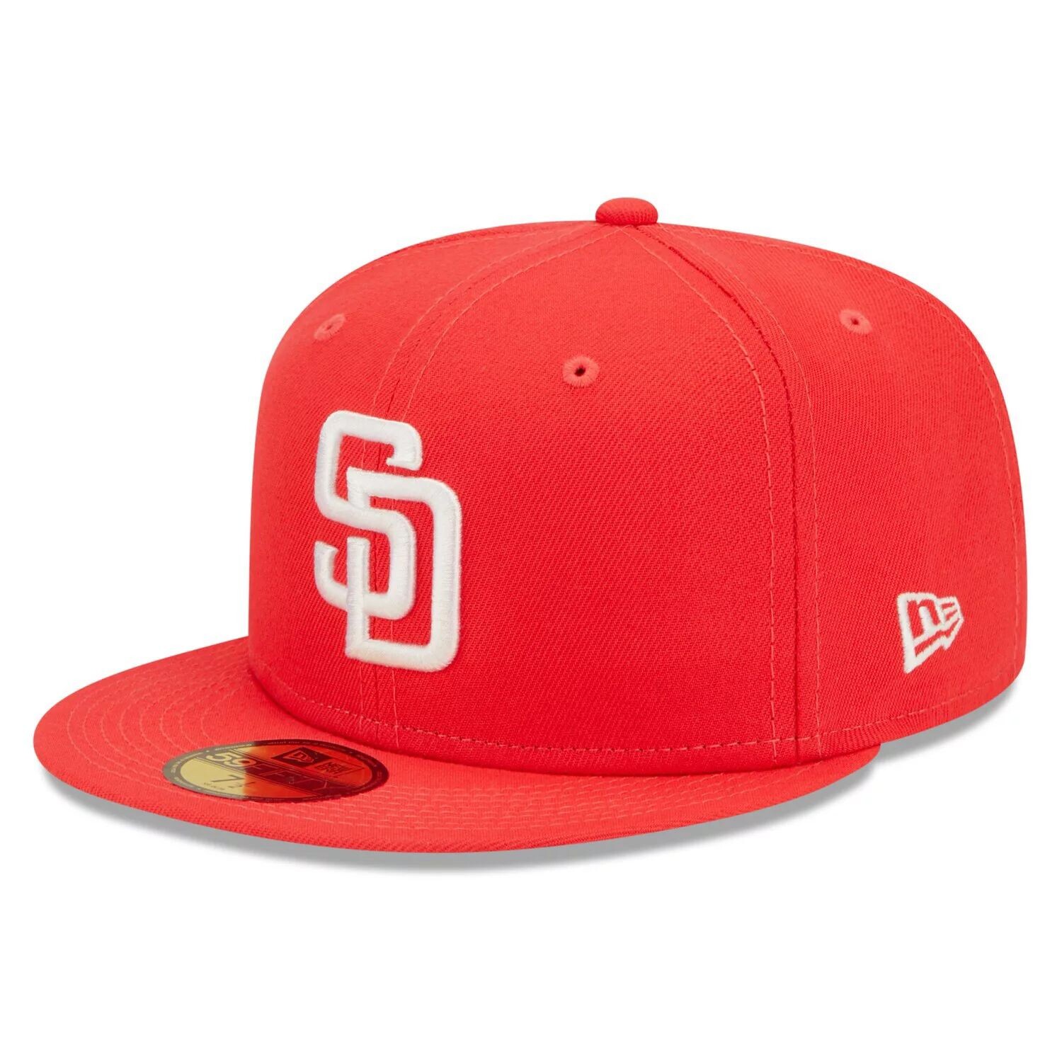 

Мужская шляпа New Era Red San Diego Padres Lava Highlighter Logo 59FIFTY